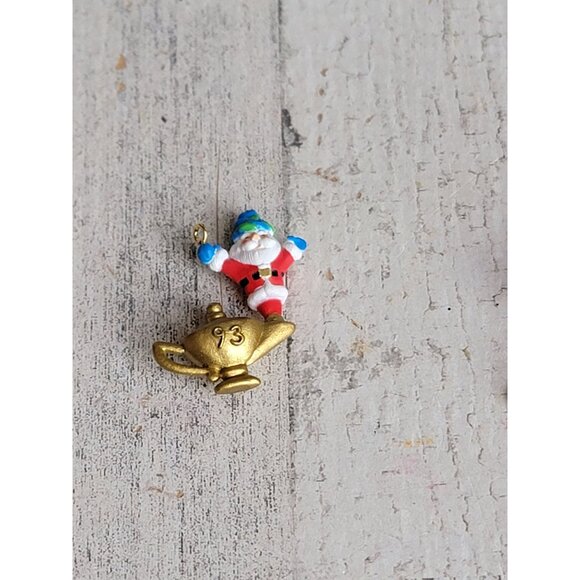 Hallmark Santa Genie monkey Melody clock variety ornament set miniature Xmas - Picture 2 of 6